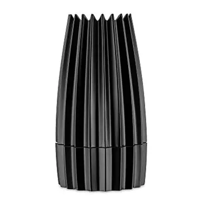 Alessi Design Mill Grinder, Cast Aluminium, Black, 7.5 x 7.5 x 14.2 cm