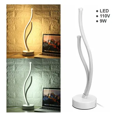 (Warm light) Modern LED Table Lamp Bedside Desk Bedroom Night Lighting Fixture Decoration