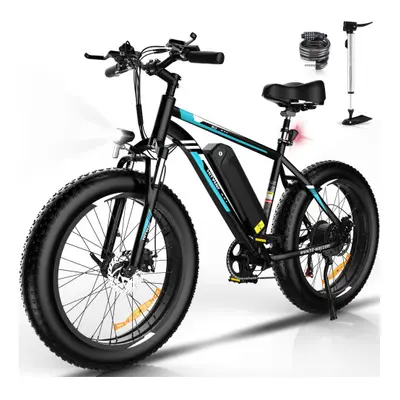 HITWAY Electric Bike, 26" 4.0 Fat Tire E-bike, 500W, 90KM Hybrid Bike