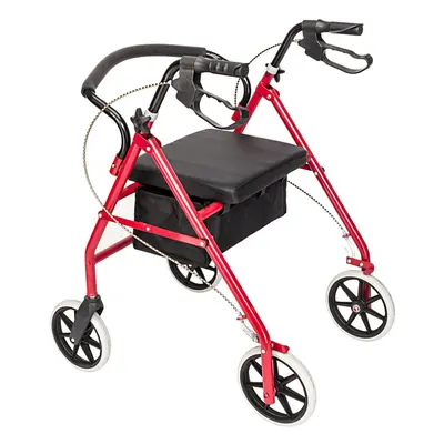 Folding Rollator Walker Lightweight Disability Aid Wheels With Seat