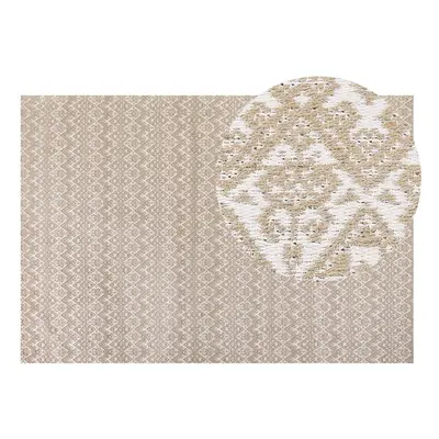 Jute Area Rug x cm Beige ATIMA