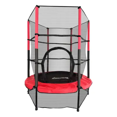 Galactica Kids' Red 4.5ft Mini Trampoline With Safety Net