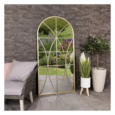 CHARLES BENTLEY Madrid Arch Mirror Durable, Weather Resistant, Shatterproof, Wall Mounted Accent