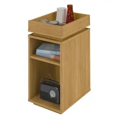 Naples Storage Side Table Oak Effect