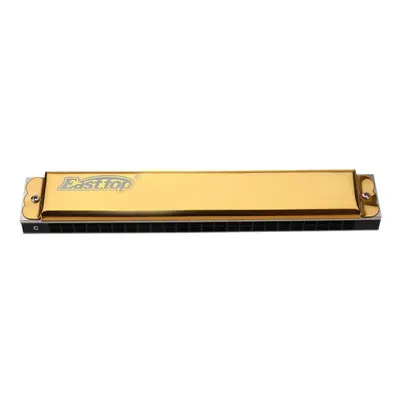 (Gold) Holes Polyphonic Harmonica C Key