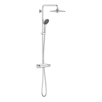 GROHE Vitalio Joy - Cool Touch Thermostatic Mixer (26 cm Shower Head with Spray, Toiletries Tray