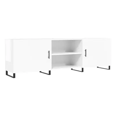 (high gloss white) vidaXL TV Cabinet TV Console Sideboard Media Console White Engineered Wood