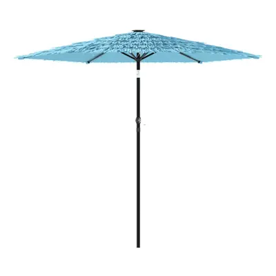 (blue, x x cm) vidaXL Garden Parasol with Steel Pole Outdoor Umbrella Balcony Sun Parasol