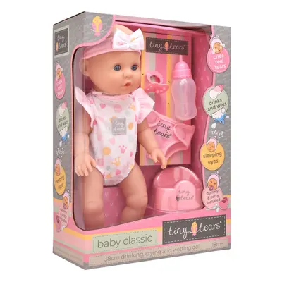 John Adams | Tiny Tears - Baby Classic - 38cm crying and wetting doll: One of the UK's best love