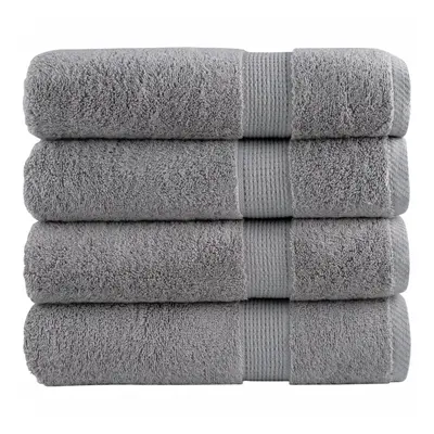 (grey, x cm/ pcs) vidaXL Premium Sauna Towels Guest Bath Towel pcs Grey 600gsm 100% Cotton