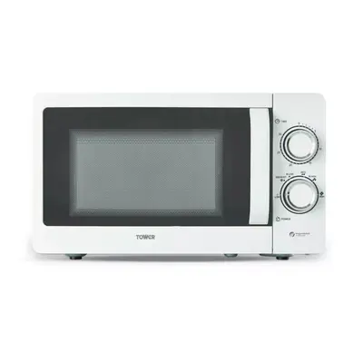 Manual Microwave White 20L 800W by Tower Kitchen Small Appliance