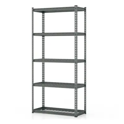 183cm 5-Tier Metal Garage Shelving Unit Adjustable Rack Organiser