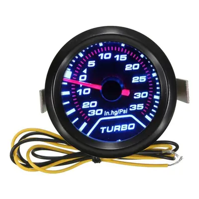 Universal 52mm Car Gauge Pressure Digital LED Turbo Boost Gauges Meter Dial Face