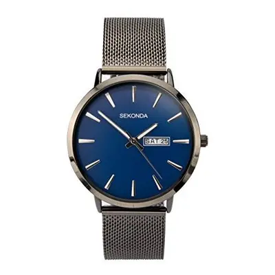 Sekonda Mens Analogue Classic Quartz Watch with Stainless Steel Strap