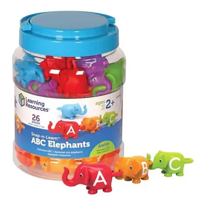 Learning Resources LER6710 Snap-N-Learn ABC Elephants