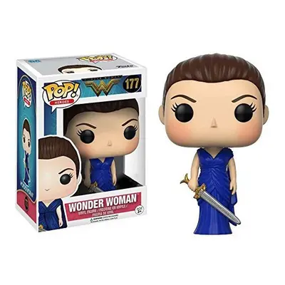 Funko POP Wonder Woman Blue Dress Exclusive Vinyl Figure