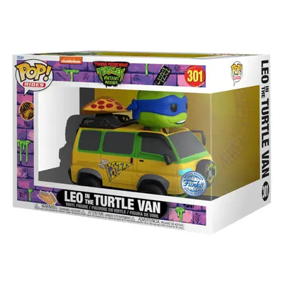 TMNT Mutant Mayhem Leonardo in Turtle Van US Exc. Pop! Ride