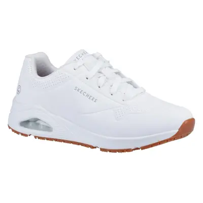 (7 UK, White) Skechers Womens/Ladies Uno SR Work Relaxed Fit Safety Shoes