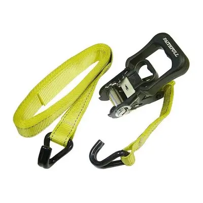 Faithfull Ratchet Tie-Downs J Hook 5M X 32Mm Breaking Strain 1320Kg/Dan Piece