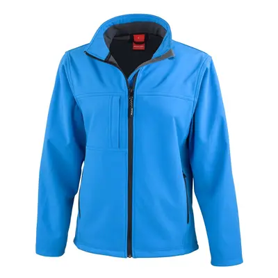 (16 UK, Azure) Result Womens/Ladies Classic Soft Shell Jacket