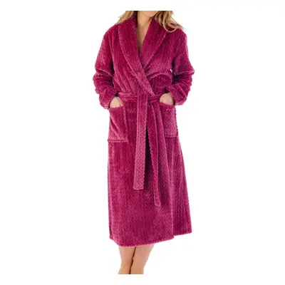 (Raspberry, 2XL) Slenderella HC02318 Women's Wrapped Dressing Gown