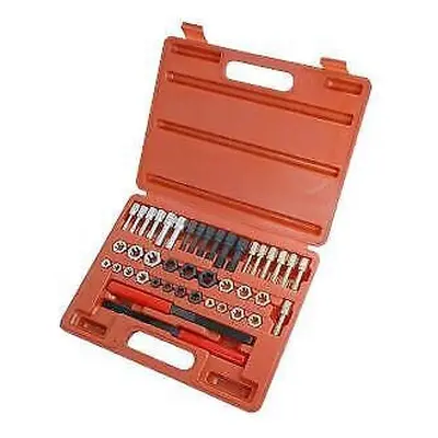 42pc Re-Thread Tool Kit Set UNC/UNF & Metric,Taps,Dies and Thread Files (CT1952)