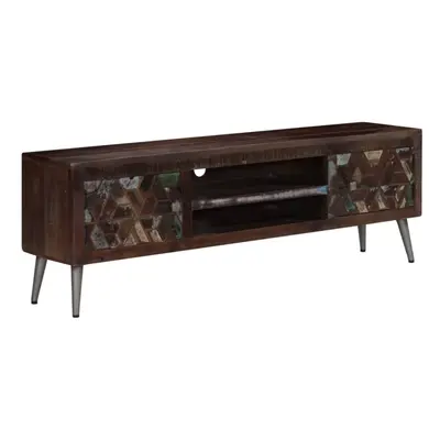 vidaXL Solid Reclaimed Wood TV Cabinet 140x30x45cm Home Sideboard Centre Unit