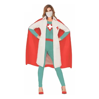 (L (42-44)) Super doctor costume for women