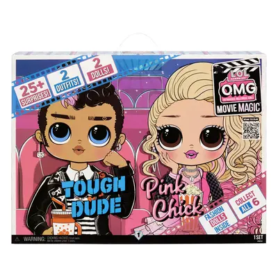 L.O.L. Surprise! Movie Magic Pack - Tough Dude and Pink Chick Dolls