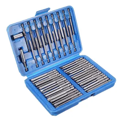 Long Section 50Pcs 1/4 Inch Hex Screwdriver Bit Repair Tools Kit Screw Head Chrome Vanadium Stee