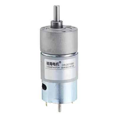 DC 12V 190rpm Gear Motor Double Shaft DC Motor