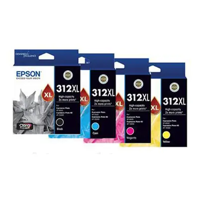 GENUINE Original Epson 312XL Colours Ink Cartridge Toner XP-8500 XP-15000