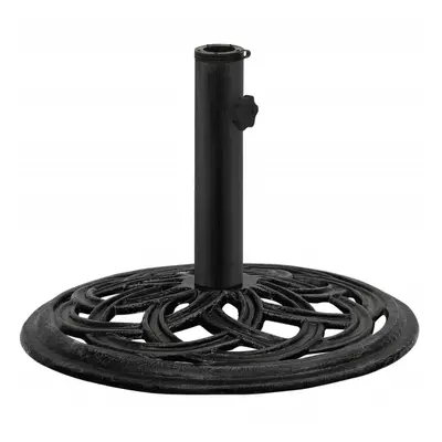 (black, ? x cm) vidaXL Umbrella Base Outdoor Parasol Stand Garden Umbrella Holder Cast Iron