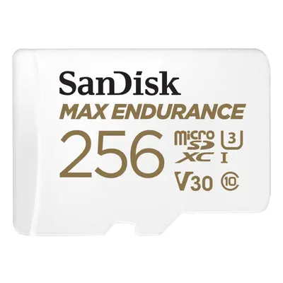 SanDisk Max Endurance MicroSD Card 100MBs with Adapter 256GB