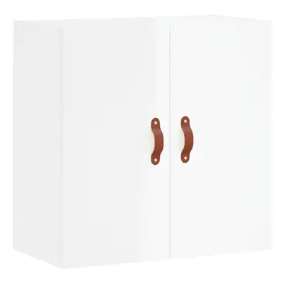 (high gloss white) vidaXL Wall Cabinet Storage Cabinet Display Cabinet White Engineered Wood