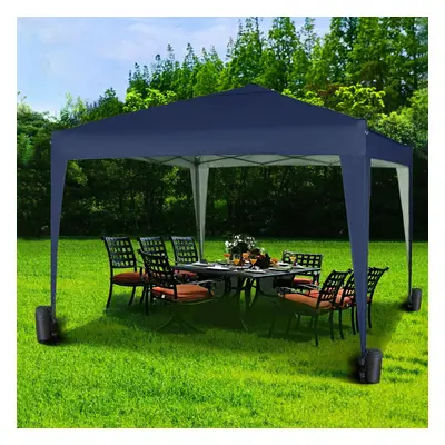 (Blue) MccÂ® 3x3m Pop-up Gazebo Waterproof Outdoor Garden Marquee Canopy NS