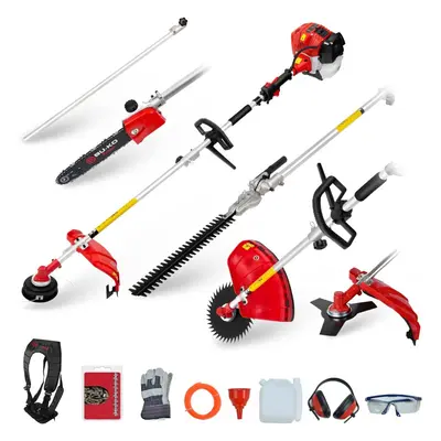 (1 Extension Pole) 52cc Long Reach Petrol Multi FunctionGarden Tool