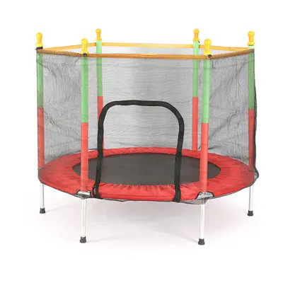 Kid Trampoline 5FT Exercise Jumping Bed Round W/Safety Enclosure Pad