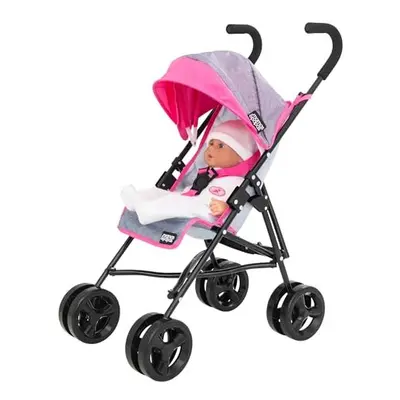 Mamas & Papas Junior Cruise Stroller | Childrens Stroller Pram In Grey & Pink | Childrens Baby D