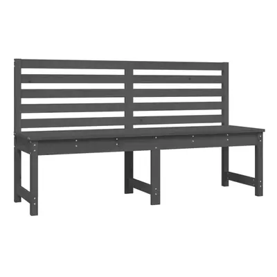 (grey pine, 157.5 x x 91.5 cm) vidaXL Garden Bench Outdoor Picnic Bench Camping Wooden Bench Sol