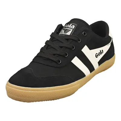 (7) Gola Badminton Mens Casual Trainers in Black White