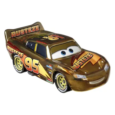 Disney Cars Golden Die-Cast Lightning McQueen 1:55Scale Movie Character for Racing and Storytell