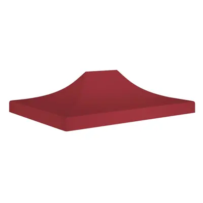 vidaXL Party Tent Roof 4.5x3 m Burgundy g/mÂ² Replacement Canopy Cover