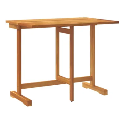 vidaXL Folding Balcony Table Outdoor Table Dining Table Solid Wood Acacia