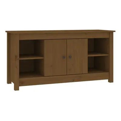 (Honey brown) vidaXL Solid Wood Pine TV Cabinet TV Console Media Unit Cabinet Multi Colours