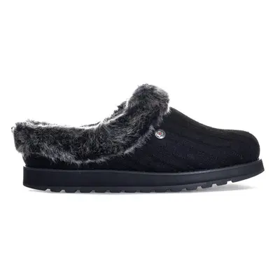 (UK 3) Women's Skechers Keepsakes Ice Angel Slippers in Black