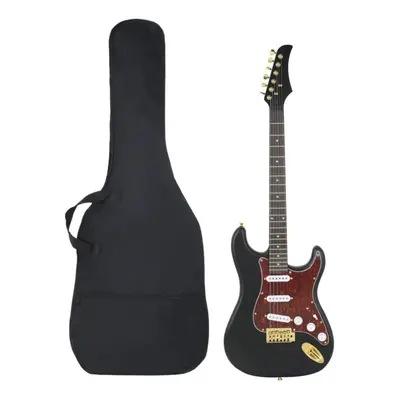 (black and gold) vidaXL Electric Guitar for Beginner with Bag Starter Guitar Acoustic Guitar