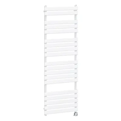 (1800x600mm, White) NRG Pre-Filled Electric Heated Towel Rail Bathroom Radiator Thermostatic War