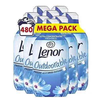 Lenor Outdoorable Fabric Conditioner, Washes, 6.72 (840 ml x 8), Spring Awakening, Ultra Concent