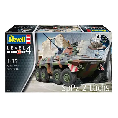 Revell SpPz2 Luchs & 3D Puzzle Diorama 1/35 Diorama Scale Model